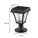Waterproof outdoor solar LED lamp for garden and outdoor spaces