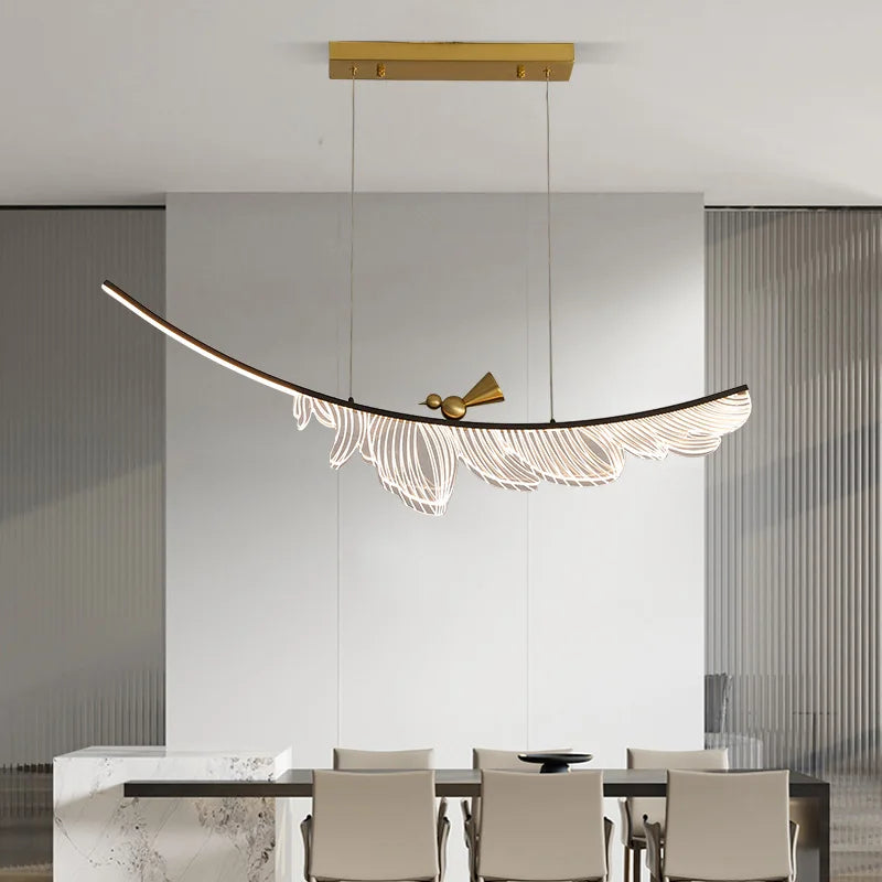 Modern LED chandelier for restaurant table and home decoration