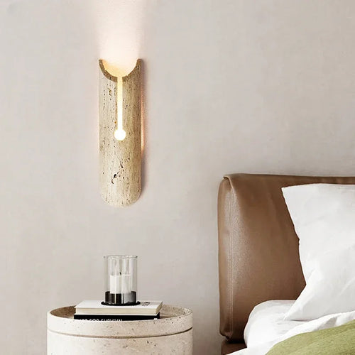 Elegant marble wall light for interior decoration - vue 2 sur 7