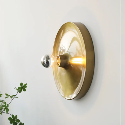 Bauhaus UFO art galvanised LED wall light decoration - vue 2 sur 14