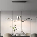 Elegant minimalist modern LED pendant light