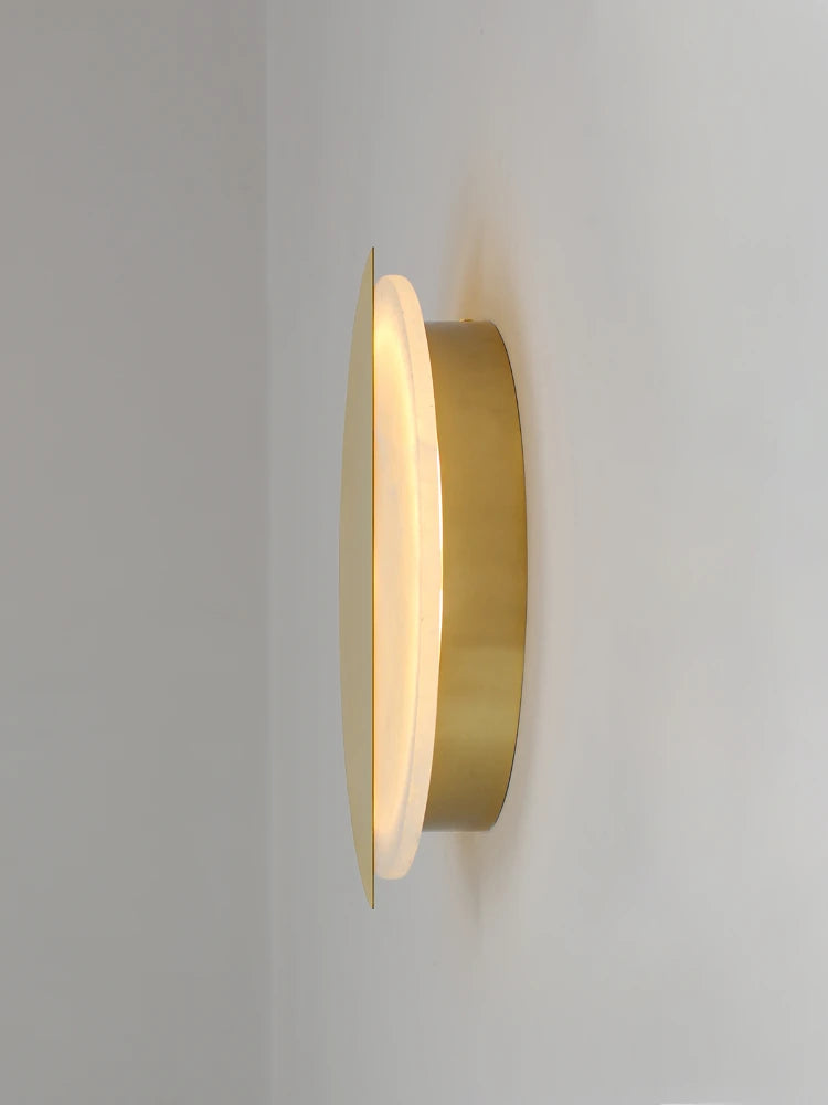 Elegant and modern copper wall light with LED - vue 3 sur 6