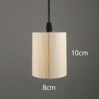 Modern solid wood pendant lights nordic creative style