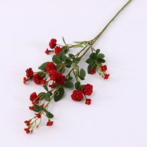 Set of 5 artificial silk roses for floral decoration - vue 12 sur 13