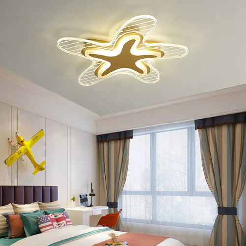 LED star ceiling light for decoration and interior lighting - vue 3 sur 12