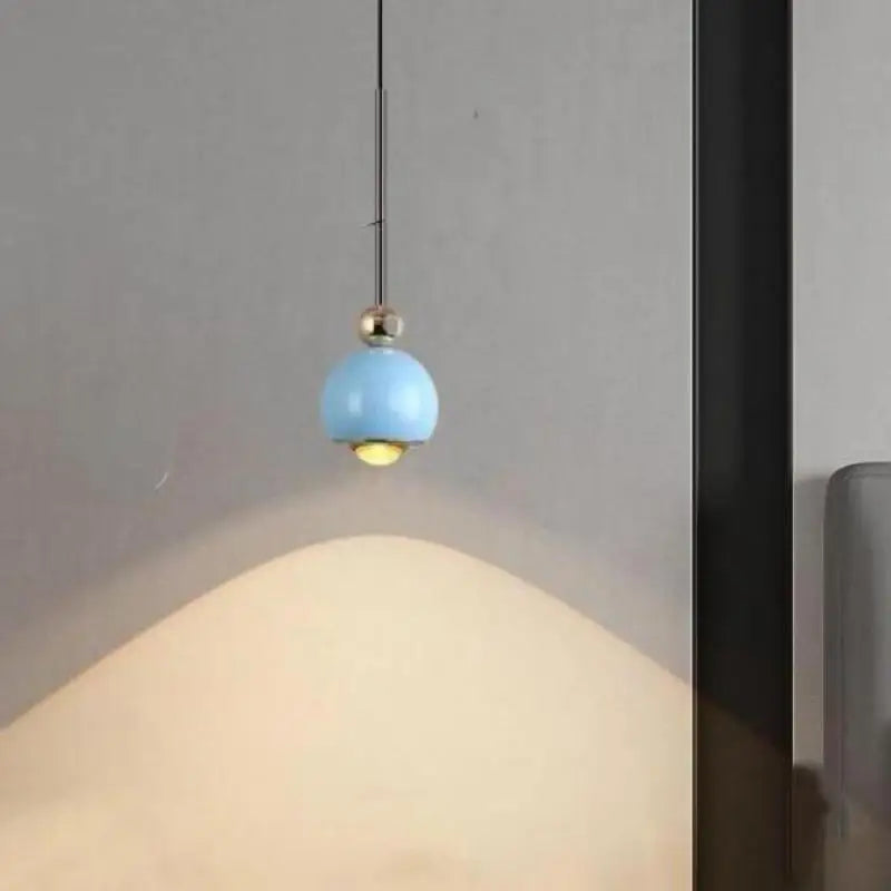 Art deco LED ball pendant light for children's interior decor