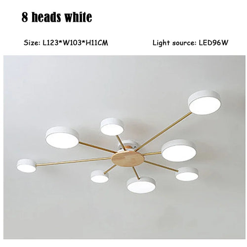 Modern creative LED ceiling light for interior decoration - vue 19 sur 25
