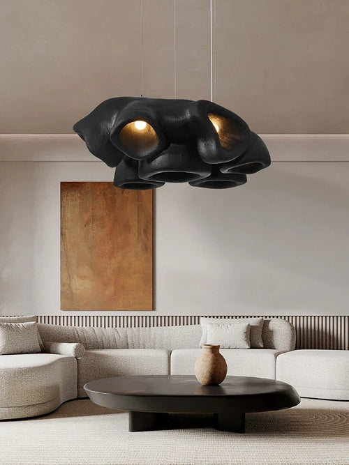 Nordic wabi sabi minimalist chandelier for interior decoration - vue 4 sur 11