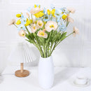 Artificial silk poppy flowers for decoration and events