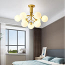 Nordic molecular glass chandelier for interior decoration