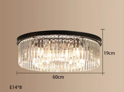 Elegant design crystal pendant chandelier for indoor lighting - vue 11 sur 22