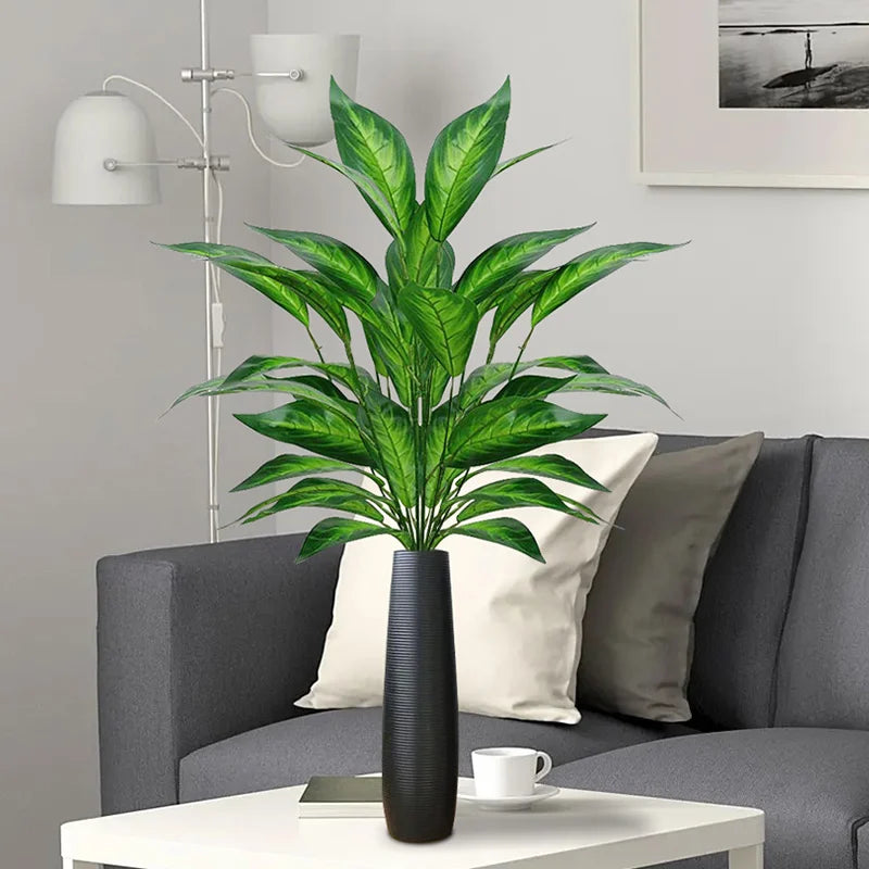 Artificial magnolia branch for outdoor garden decoration