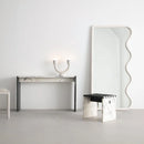 Creative retro wooden wall mirror for interior decor