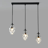 American loft retro LED skull wine bottle pendant light