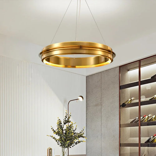 Italian post-modern minimalist decorative LED chandelier - vue 4 sur 12