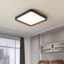 Modern walnut ceiling light for master bedroom