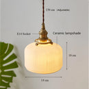 Nordic Japanese style luxury LED pendant light