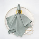 Washable cotton table napkins set of 24 for kitchen