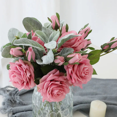 Artificial rose bouquet for weddings and decoration - vue 3 sur 11