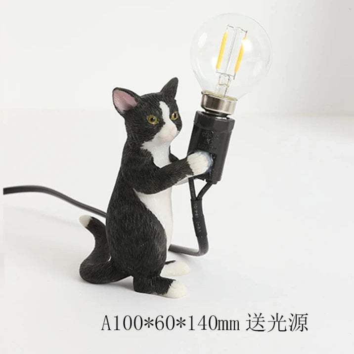 Decorative animal resin desk lamp