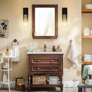 Modern vintage loft LED wall light for indoor home lighting