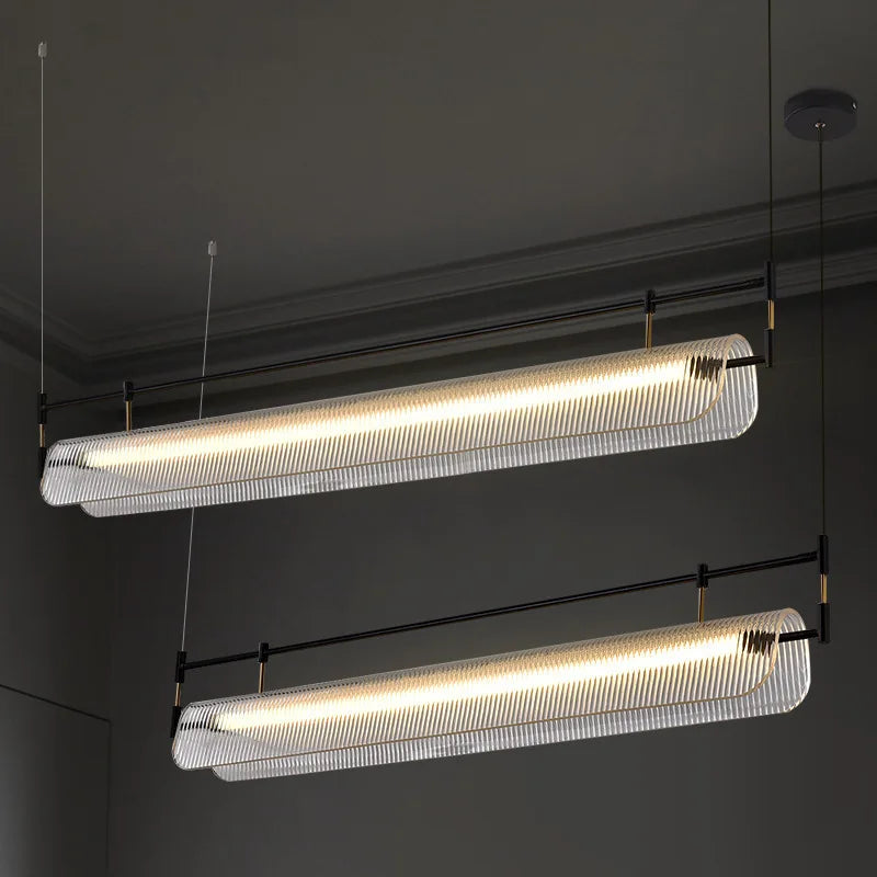 suspension rétro en verre pour décoration intérieure moderne - vue 5 sur 18