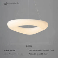 modern cloud-shaped LED ceiling light with remote control