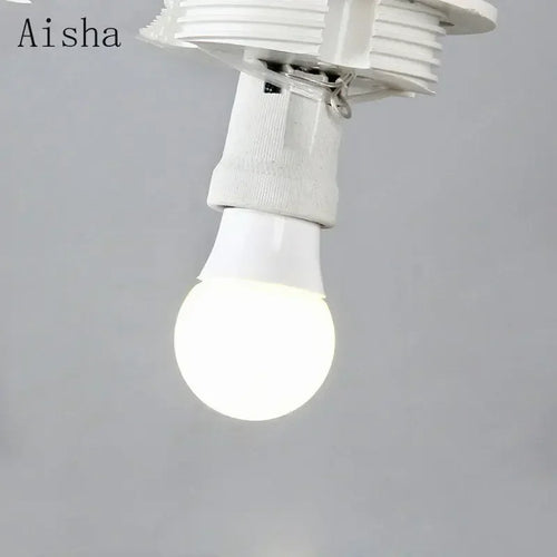 Modern LED wall light with round white glass shade - vue 6 sur 10