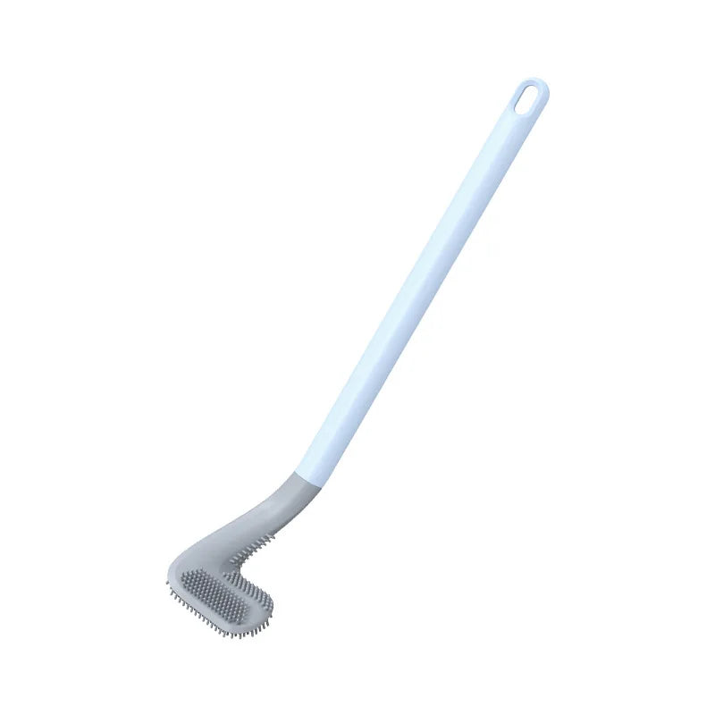 Silicone cleaning brushes with holder for bathroom - vue 11 sur 16