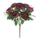 Artificial silk peony flowers for weddings and floral decoration