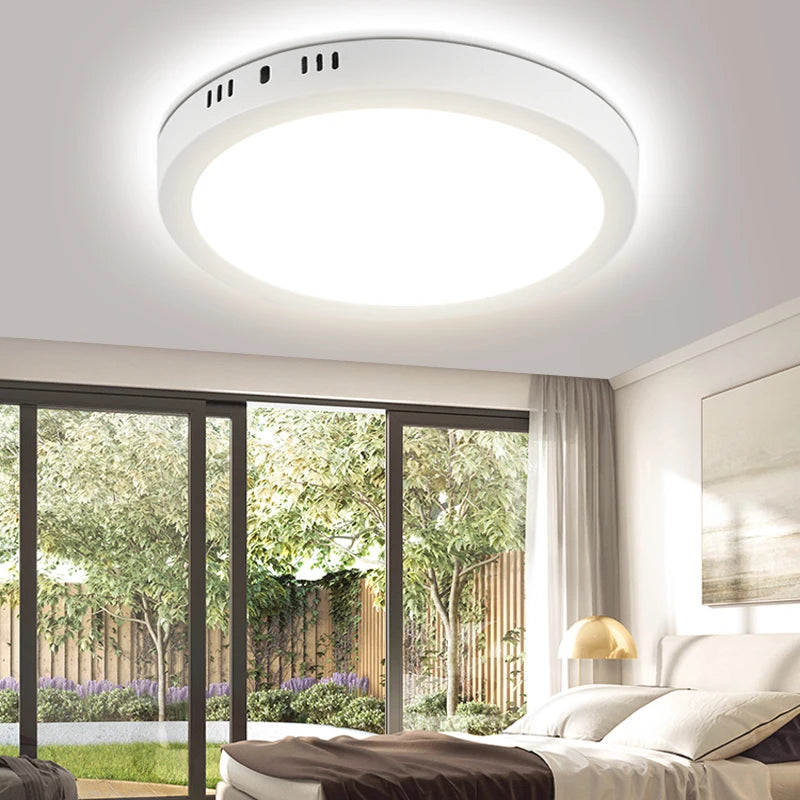 Ultra slim LED ceiling light panel for indoor use