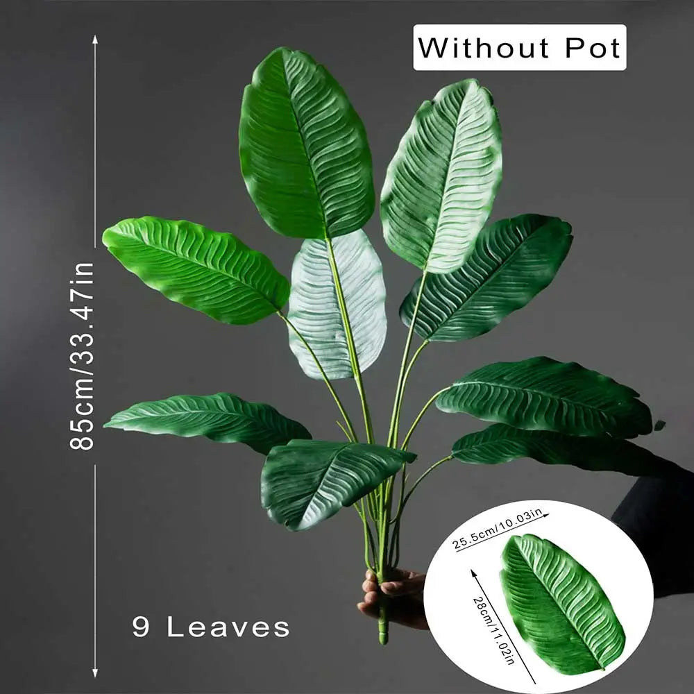 Large artificial bird of paradise tree for indoor and garden decor