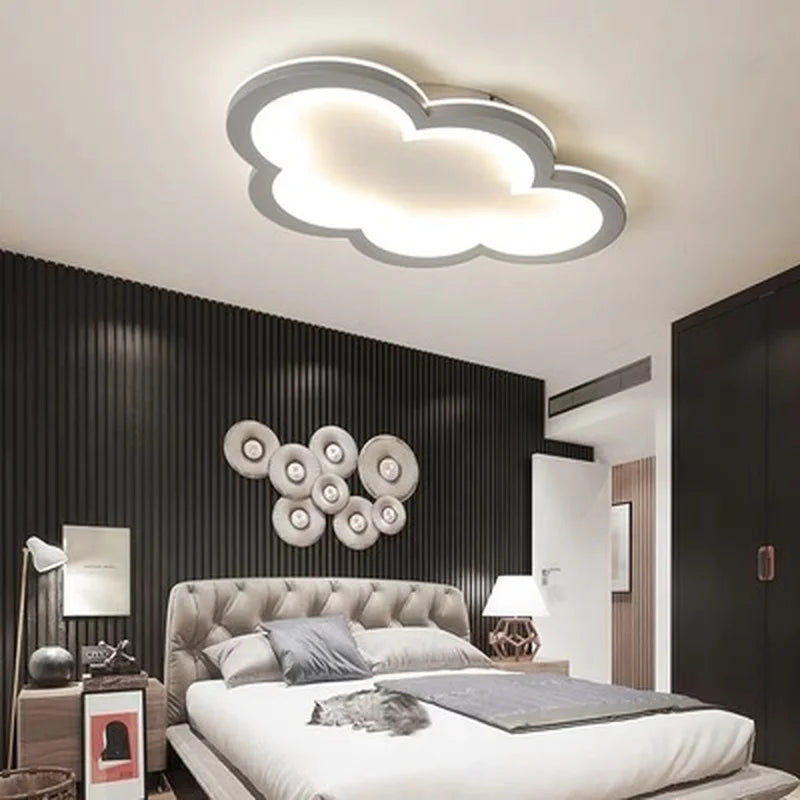 Modern LED chandelier for bedroom and balcony - vue 6 sur 6