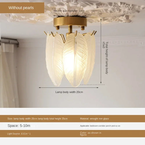 Lightweight crystal glass chandelier for modern lighting - vue 10 sur 30