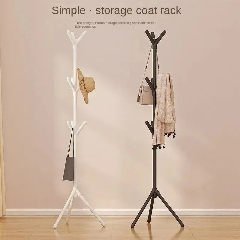 practical and mobile branch-shaped standing clothes rack