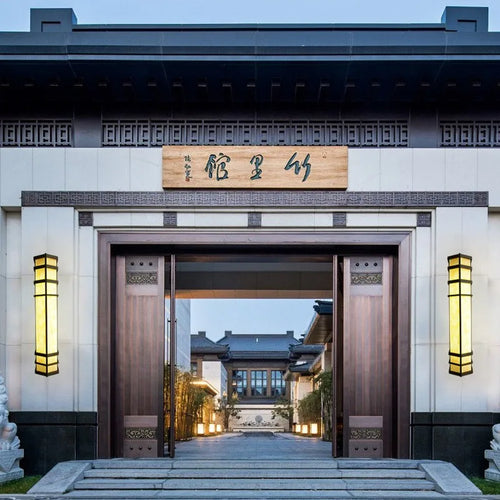 Chinese waterproof outdoor wall light for decorative garden - vue 6 sur 14