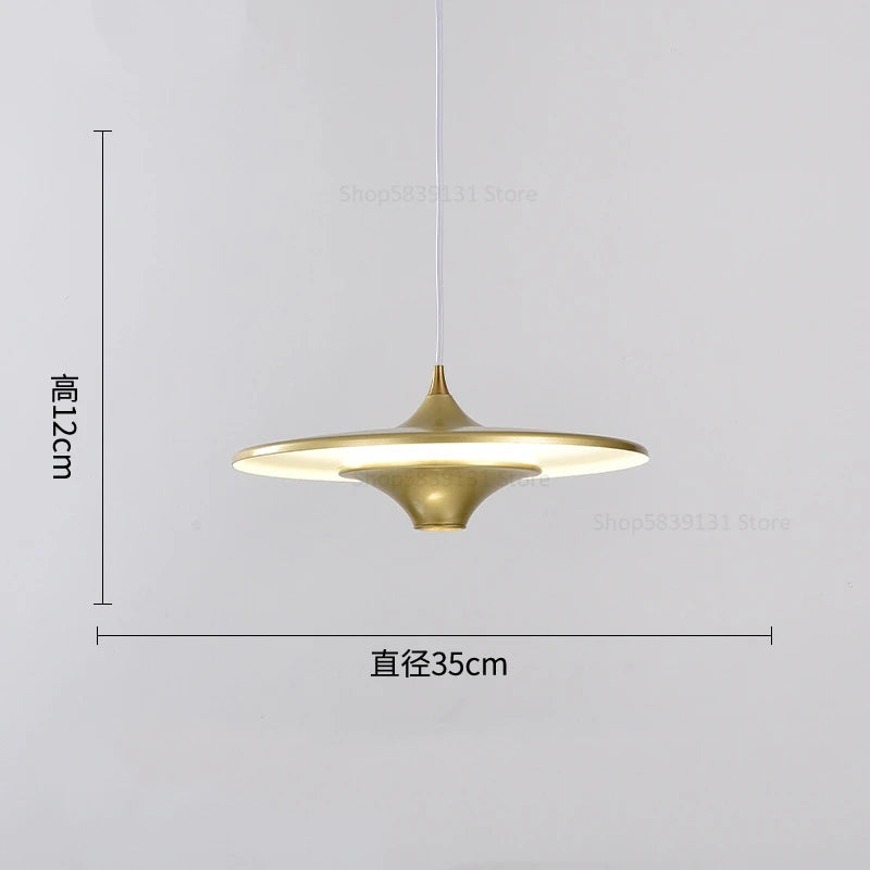 suspension led modernes simples et créatives nordiques