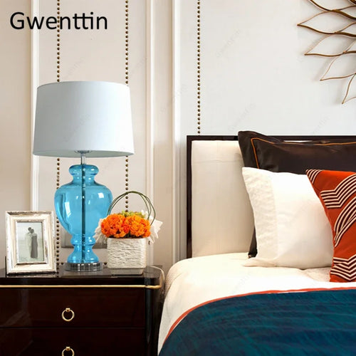 Modern table lamp for elegant and romantic home decor - vue 3 sur 7