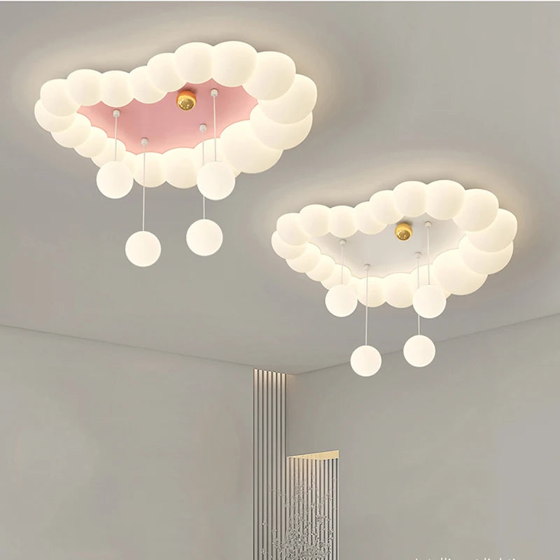Modern cloud ceiling light for children's room and living room