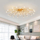 Modern Nordic creative LED ceiling light with starry sky effect for home decoration