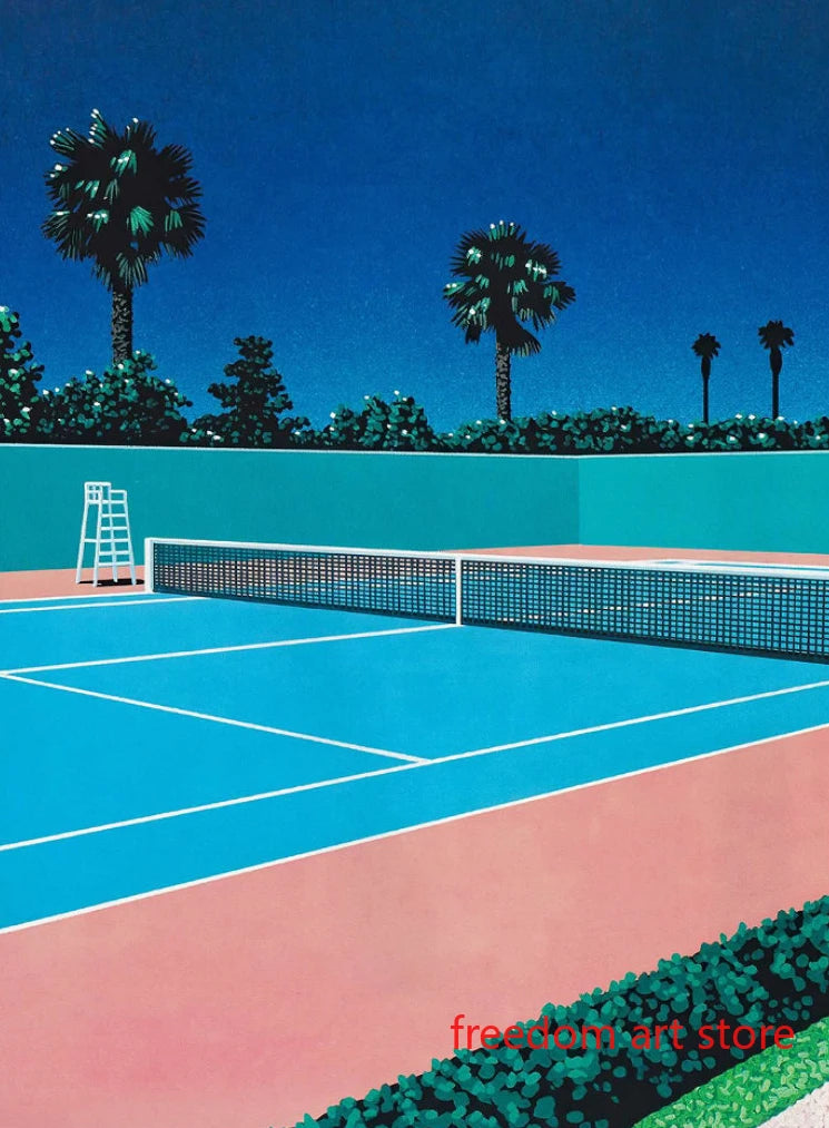 Vintage Japanese 80s Hiroshi Nagai art posters wall decor