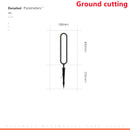 Minimalist round outdoor LED garden and pathway lamp