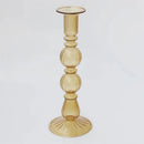 Glass candle holder for wedding decoration and table centrepiece