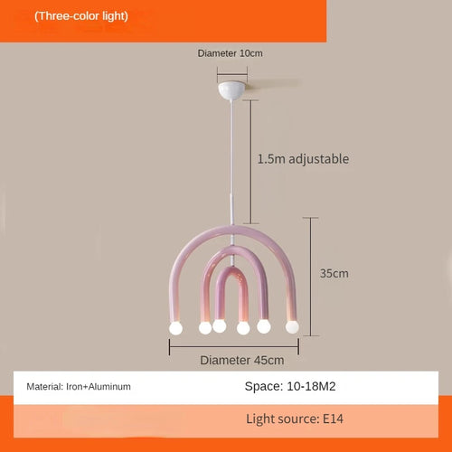 Creative pendant light for children and study areas