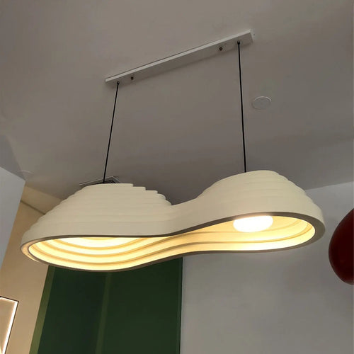 Minimalist Nordic wabi-sabi LED pendant light - vue 6 sur 13