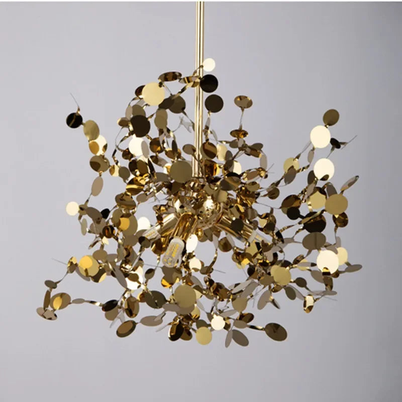 Decorative nordic design stainless steel pendant light - vue 6 sur 11