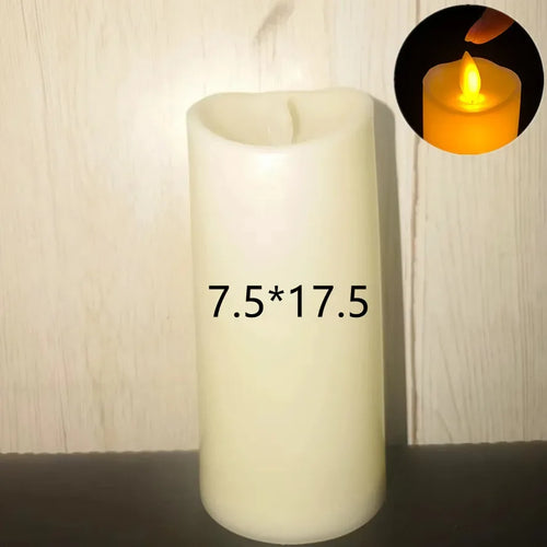 flameless electric candle lamp for wedding and party decorations - vue 15 sur 14