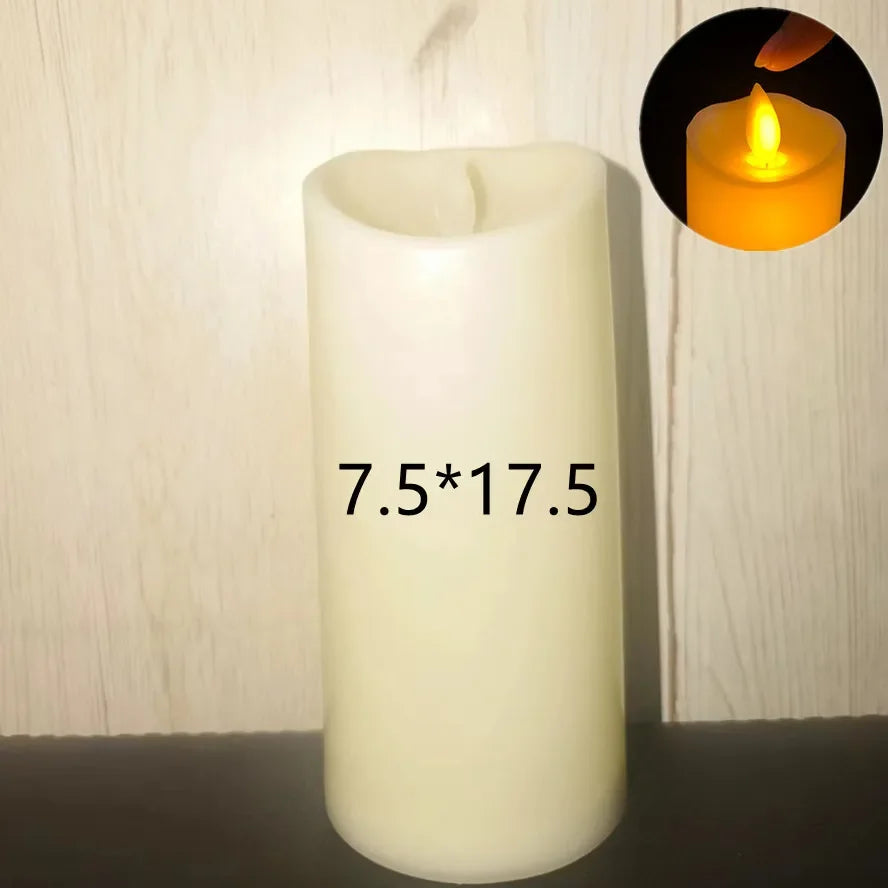 flameless electric candle lamp for wedding and party decorations - vue 14 sur 14