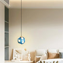 Modern minimalist metal and acrylic pendant light