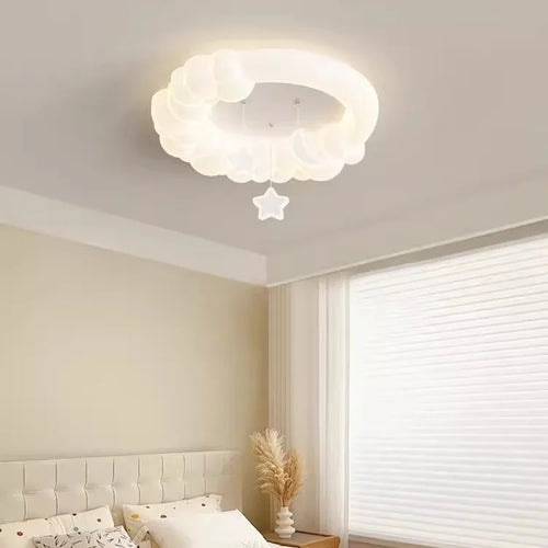 Cloud bubble ceiling light soft lamp for children - vue 2 sur 8